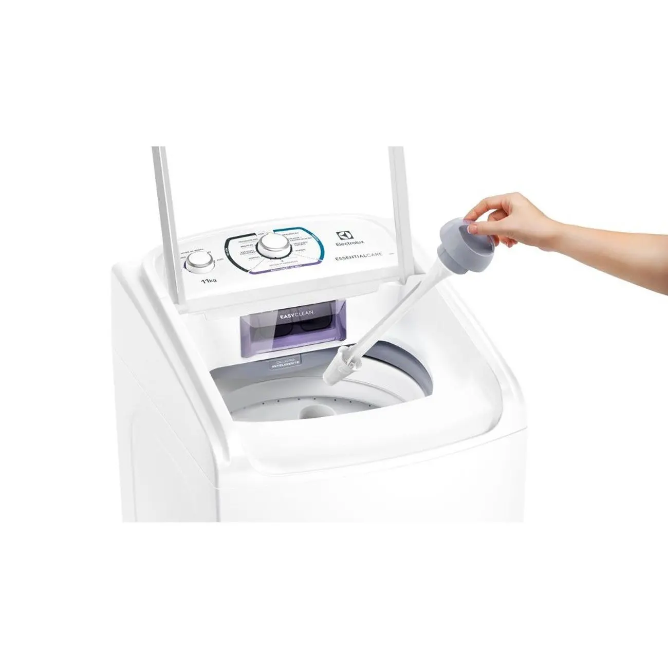 Máquina de Lavar Electrolux 11kg Branca Essential Care com Easy Clean e Filtro Fiapos (LES11) 110/220V - Imagem 3