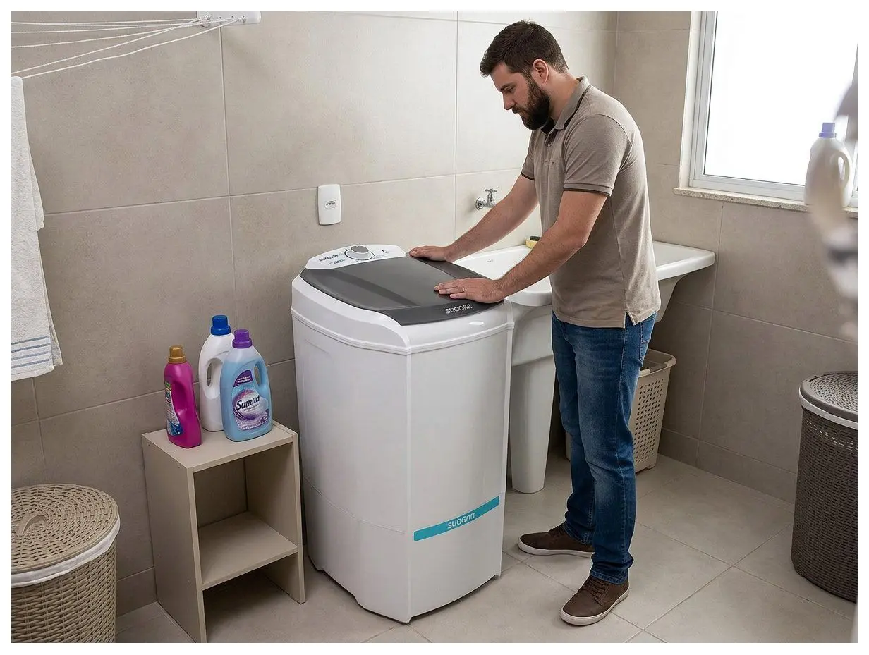 Tanquinho de Lavar Roupas Suggar 15Kg Eco LE1521BR 110/220V - Imagem 2