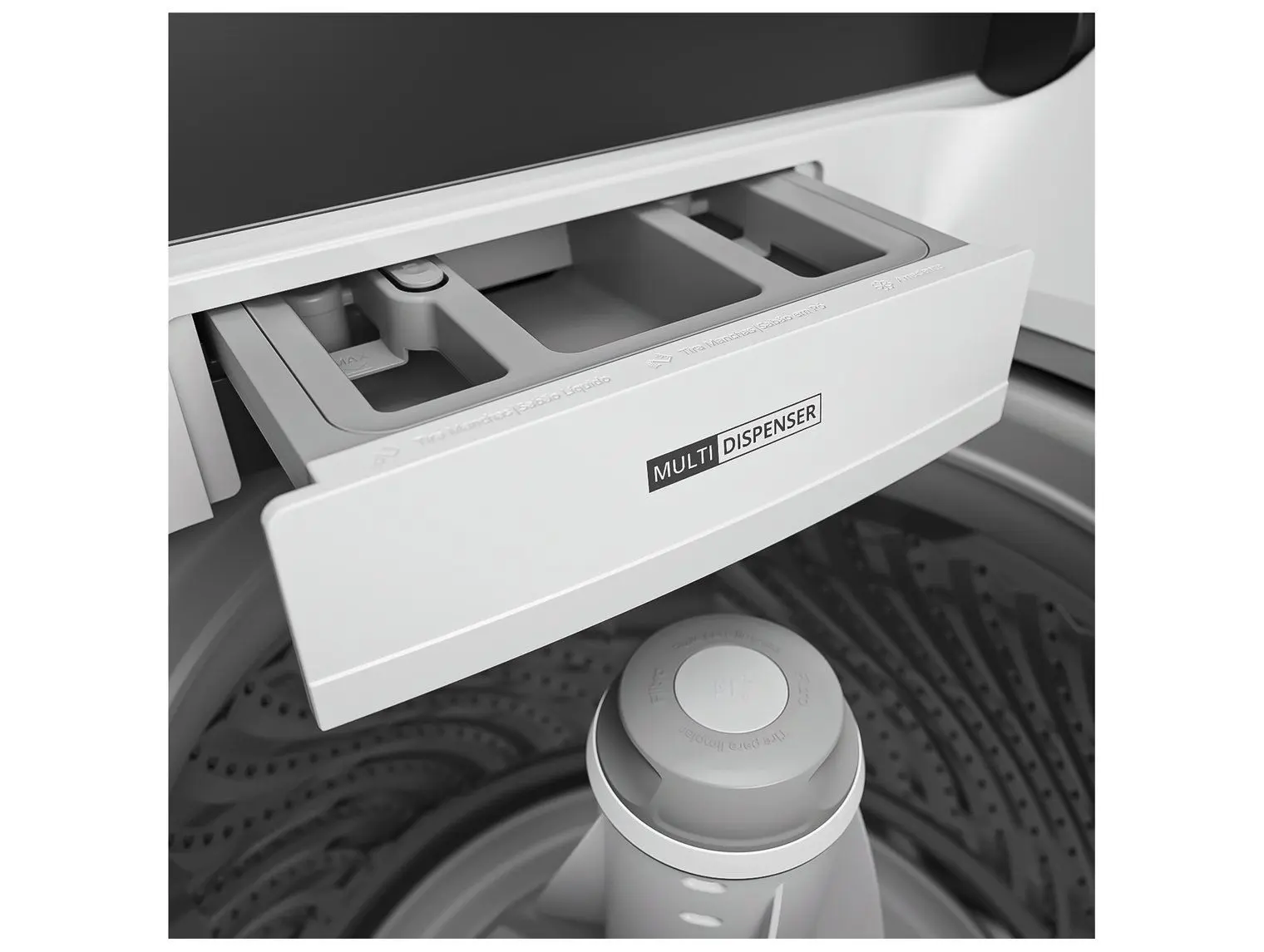 Lavadora de Roupas Brastemp 16kg Cesto Inox 12 programas Branco BWF16AB 110/220V - Imagem 3