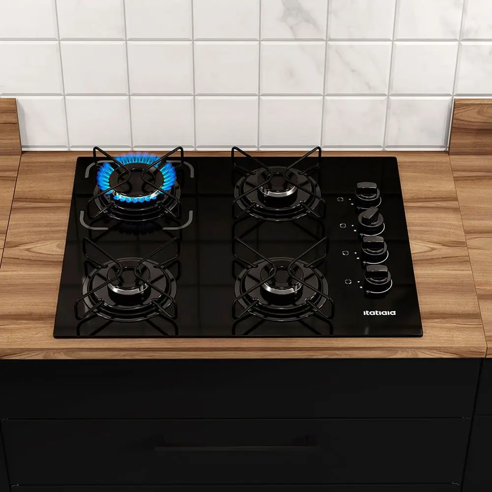 Cooktop Itatiaia Essencial 4 Bocas Bivolt Preto - Imagem 3