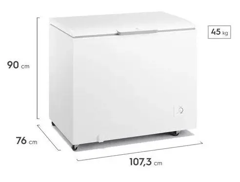Freezer Horizontal Electrolux 315L 1 Porta Inverter HI330T 110/220V - Imagem 4