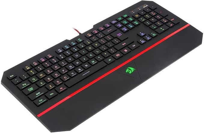 Teclado Gamer Membrana Redragon Karura 2 RGB ABNT2 Preto - K502RGB, UNICO - Imagem 2