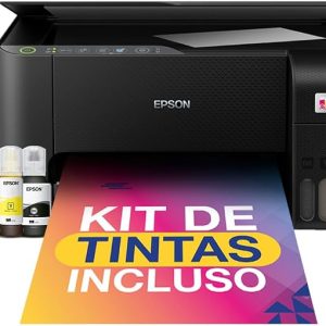 EPSON Multifuncional EcoTank L3250 - Tanque de Tinta Colorida, Wi-Fi Direct, USB, Bivolt,Preto.