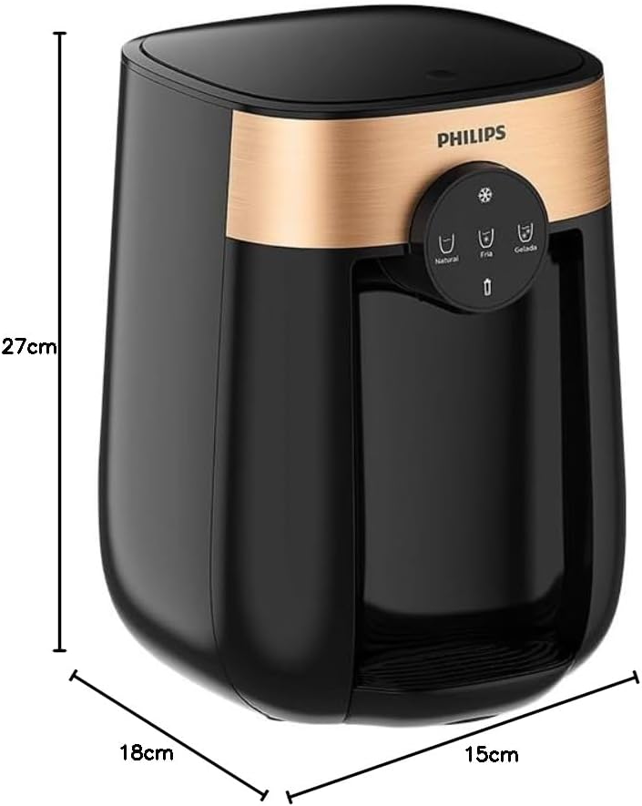 Philips Purificador de Agua ADD5926BK Preto, Bivolt, agua natural, fria e gelada, Livre de BPA, Painel Touch - Imagem 4
