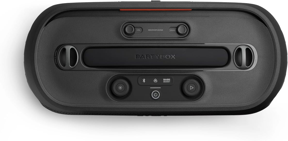JBL PartyBox On-the-Go 2 - Altifalante portátil Bluetooth para festas com microfone sem fio, espetáculo de luz dinâmica, 15 horas de reprodução, classificação IPX4 à prova de salpicos, som - Imagem 2
