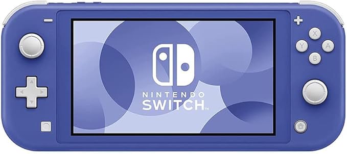 Nintendo, Console, Nintendo Switch Lite, Portátil, Tela de 5,5 Polegadas, Leve e Compacto, 32GB Armazenamento, Controles Embutidos, Bateria até 7 horas, Compatível com Jogos do Nintendo Switch, Azul
