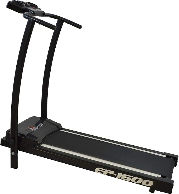 Poli Sports Esteira Eletronica EP1600 1.6hp Preta Bivolt