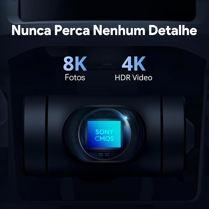 Potensic ATOM 2 Drone com Câmera para Adultos, Vídeo 4K, Foto 8K, Menos de 249g, Gimbal de 3 Eixos, Transmissão 10KM, Rastreamento AI, Gravação Vertical, AI Night Shot, QuickShots, Fly More Combo - Imagem 2