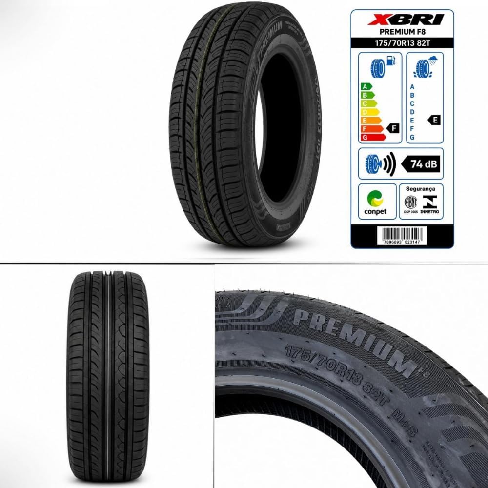 Kit 2 Pneus XBRI Premium F8 175/70 R13 82T - Imagem 4