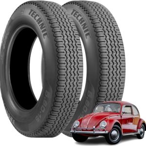 Kit 2 Pneus Carro Clássico (VW) Aro 15 | 5.60-15 T300 79P Technic