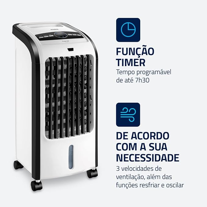 MONDIAL Climatizador Flash Air, Branco/Preto, 80W, 220V - CL-03 - Imagem 3