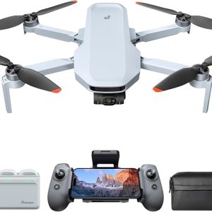 Potensic ATOM 2 Drone com Câmera para Adultos, Vídeo 4K, Foto 8K, Menos de 249g, Gimbal de 3 Eixos, Transmissão 10KM, Rastreamento AI, Gravação Vertical, AI Night Shot, QuickShots, Fly More Combo
