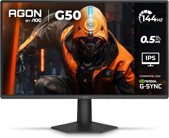 Monitor Gamer AOC AGON G50 24" 144Hz 0,5ms IPS HDR10 G-SYNC 24G50F