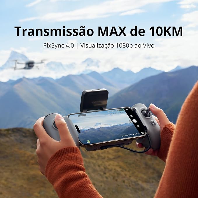 Potensic ATOM 2 Drone com Câmera para Adultos, Vídeo 4K, Foto 8K, Menos de 249g, Gimbal de 3 Eixos, Transmissão 10KM, Rastreamento AI, Gravação Vertical, AI Night Shot, QuickShots, Fly More Combo - Imagem 4