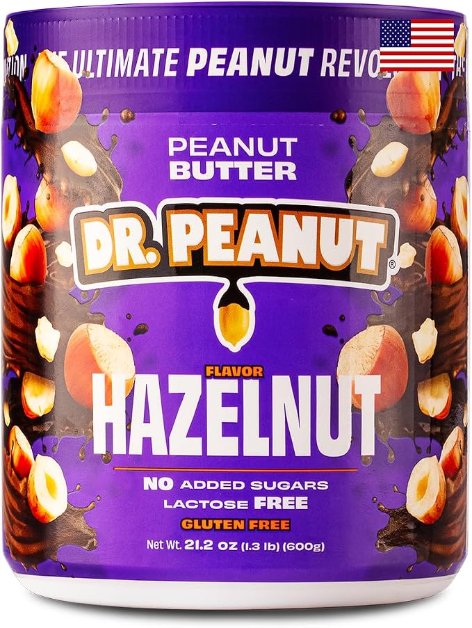 Dr. Peanut Pasta de Amendoim Avelã 600G - Com Whey Protein - Imagem 2