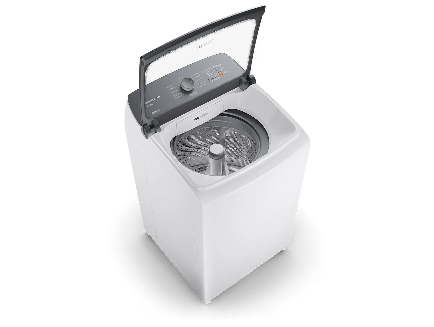Lavadora de Roupas Brastemp 14kg Cesto Inox 12 Programas de Lavagem Branca BWJ14ABANA - Imagem 3