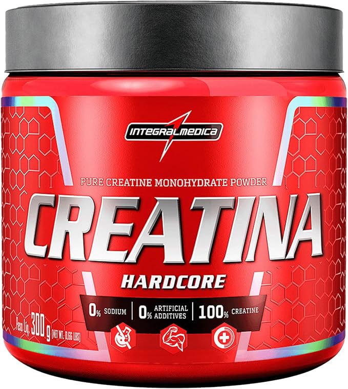 Integralmedica Creatina em Pó Hardcore 100% Pura e Monohidratada 300g
