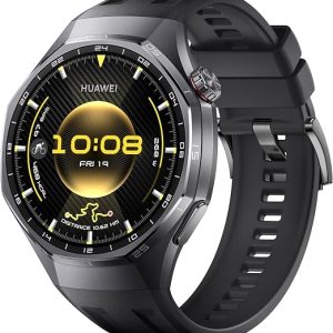 Smartwatch, HUAWEI WATCH GT 6 Pro 46mm, Bateria com Autonomia de Até 21 Dias, Mais de 100 Modos Esportivos, Corrida de Trilha, Ciclismo, Análise de ECG, Compatível com iOS e Android, GPS, Preto