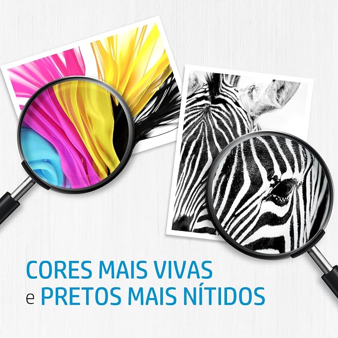 Cartucho de Tinta HP 664 Preto Original (F6V29AB) Para Impressora Deskjet 2136, 2676, 3776, 5076, 527 - Imagem 4