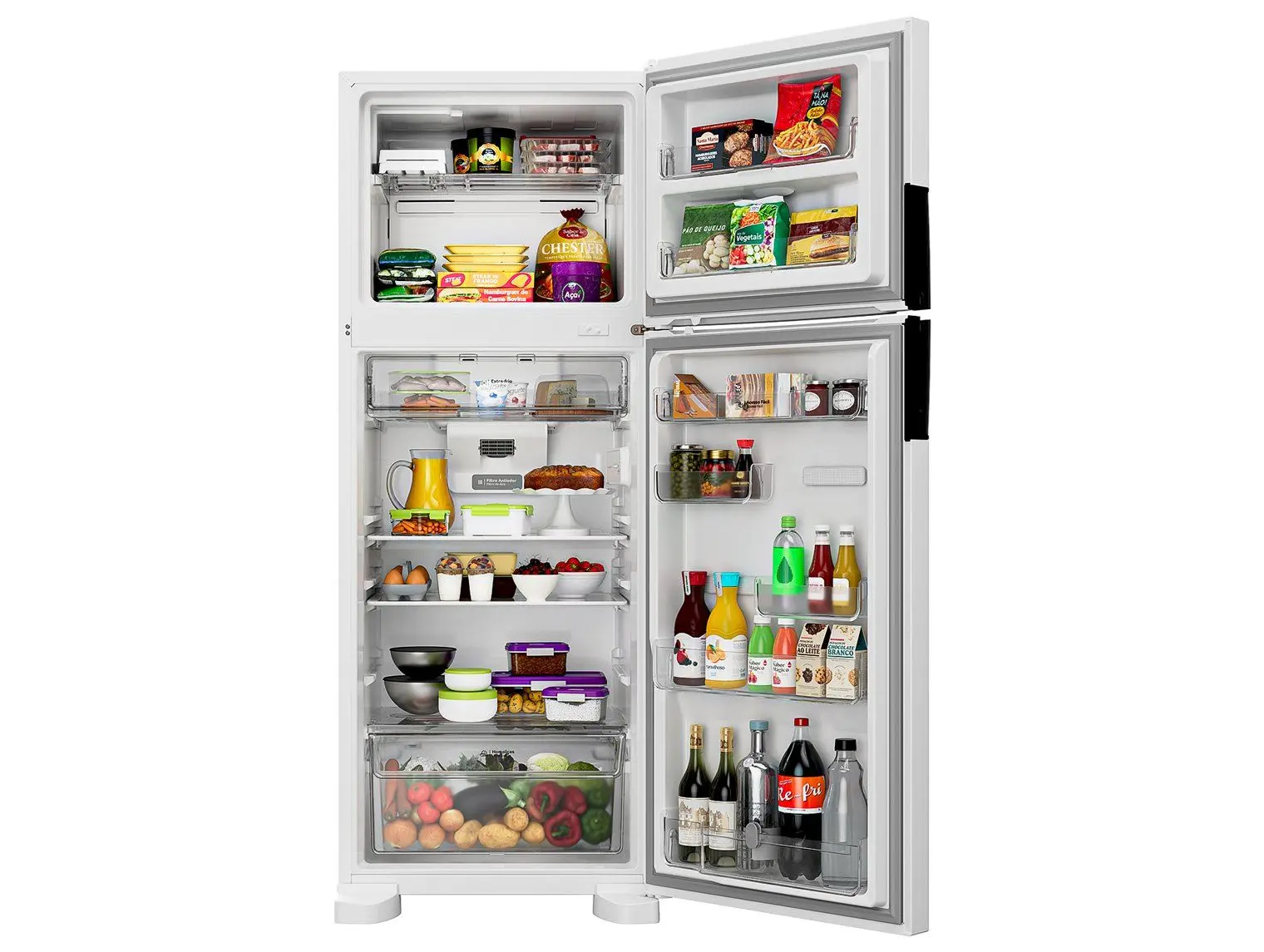 Geladeira/Refrigerador Consul Frost Free Duplex Branco 455L CRM53MB 110/220V - Imagem 2