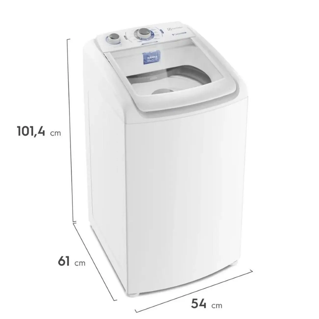 Lavadora de Roupas Electrolux 9kg 10 Programas de Lavagem Branco Efficient Care LED09 110/220V - Imagem 4