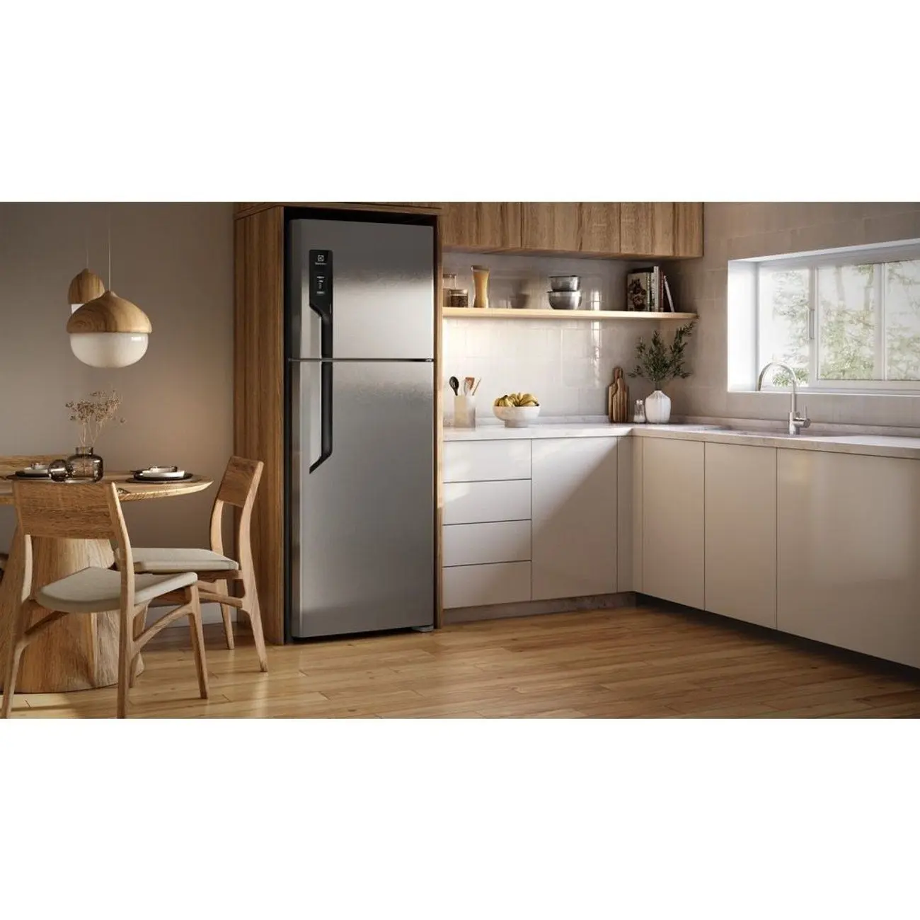 Geladeira/Refrigerador Electrolux Frost Free Duplex Inox Look 480L Efficient TF71S - Imagem 4
