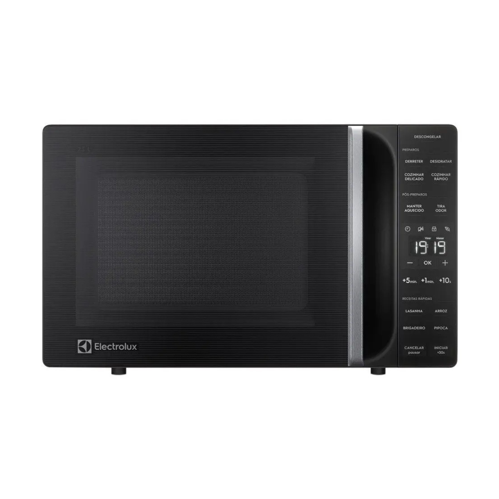 Micro-ondas Electrolux 23L Preto Efficient com Descongelamento Assistido (ME23P) 110/220V