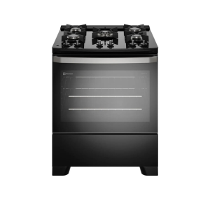 Fogão Electrolux 5 Bocas Efficient com PerfectCook Preto FE5GB 110/220V