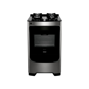 Fogão 4 Bocas Consul Inox Mesa de Vidro CFO4VARUNA 110/220V