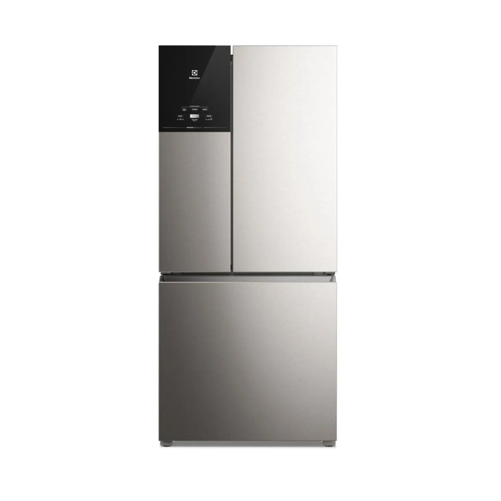 Geladeira Electrolux Frost Free Inverter 590L AutoSense 3 Portas Cor Inox Look IM8S 110/220V