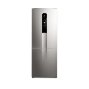 Geladeira Electrolux Frost Free Inverter 490L Experience Inverse cor Inox Look (IB51S) 110/220V