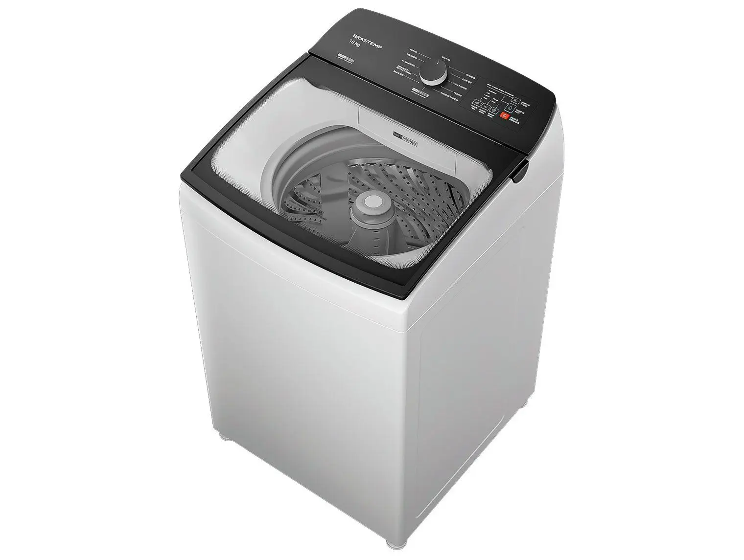 Lavadora de Roupas Brastemp 16kg Cesto Inox 12 programas Branco BWF16AB 110/220V - Imagem 6