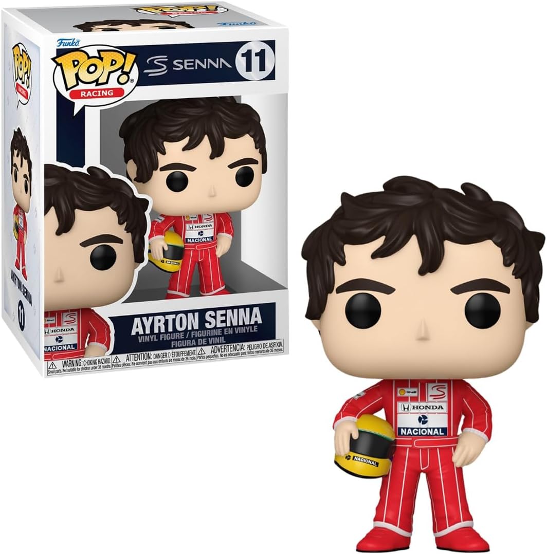 Boneco Colecionável Ayrton Senna Fórmula 1 com Capacete - Imagem 7