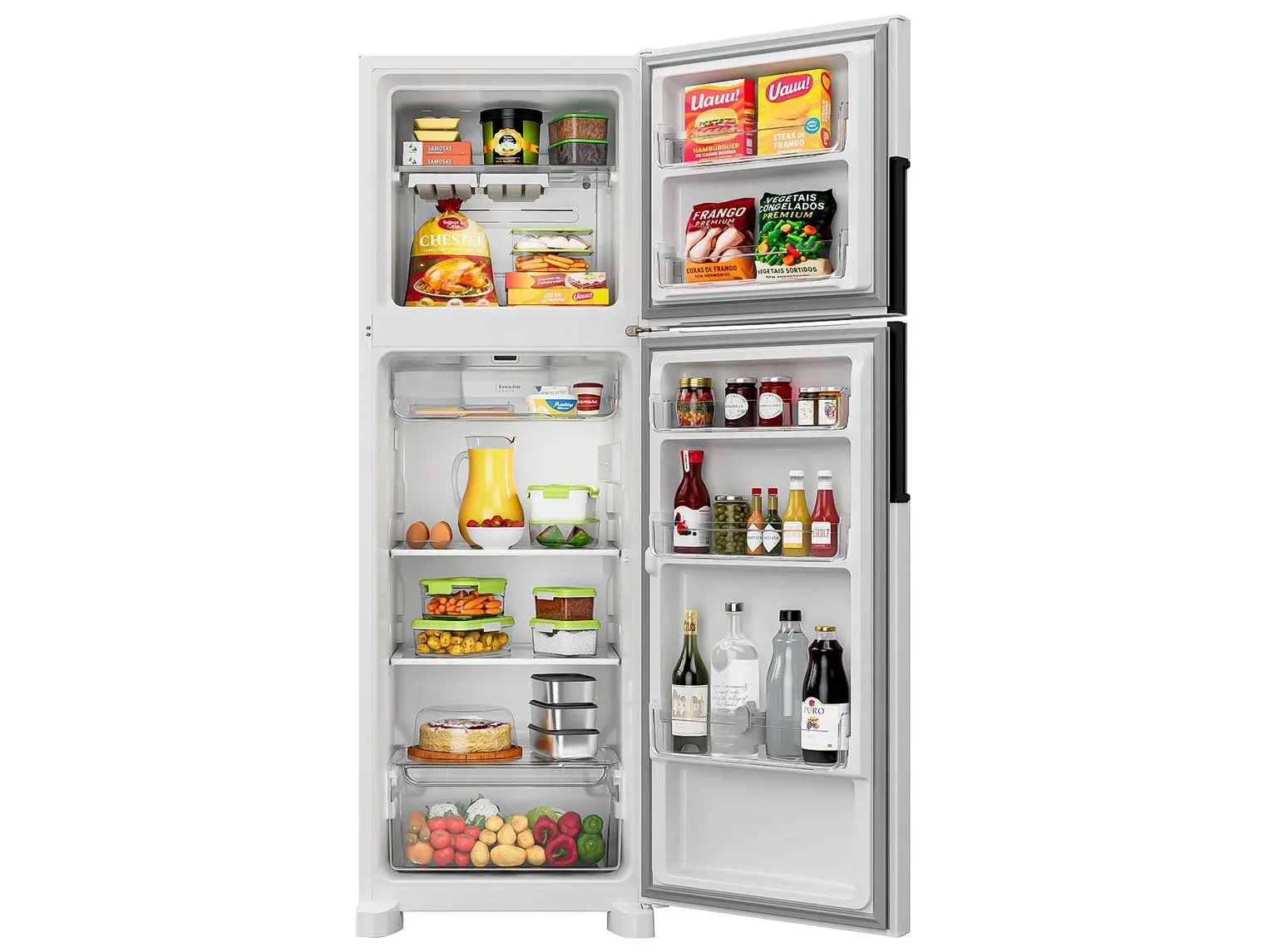 Geladeira/Refrigerador Consul Smart Frost Free Duplex Branca 377L CRM44MBBNA 110/220V - Imagem 2