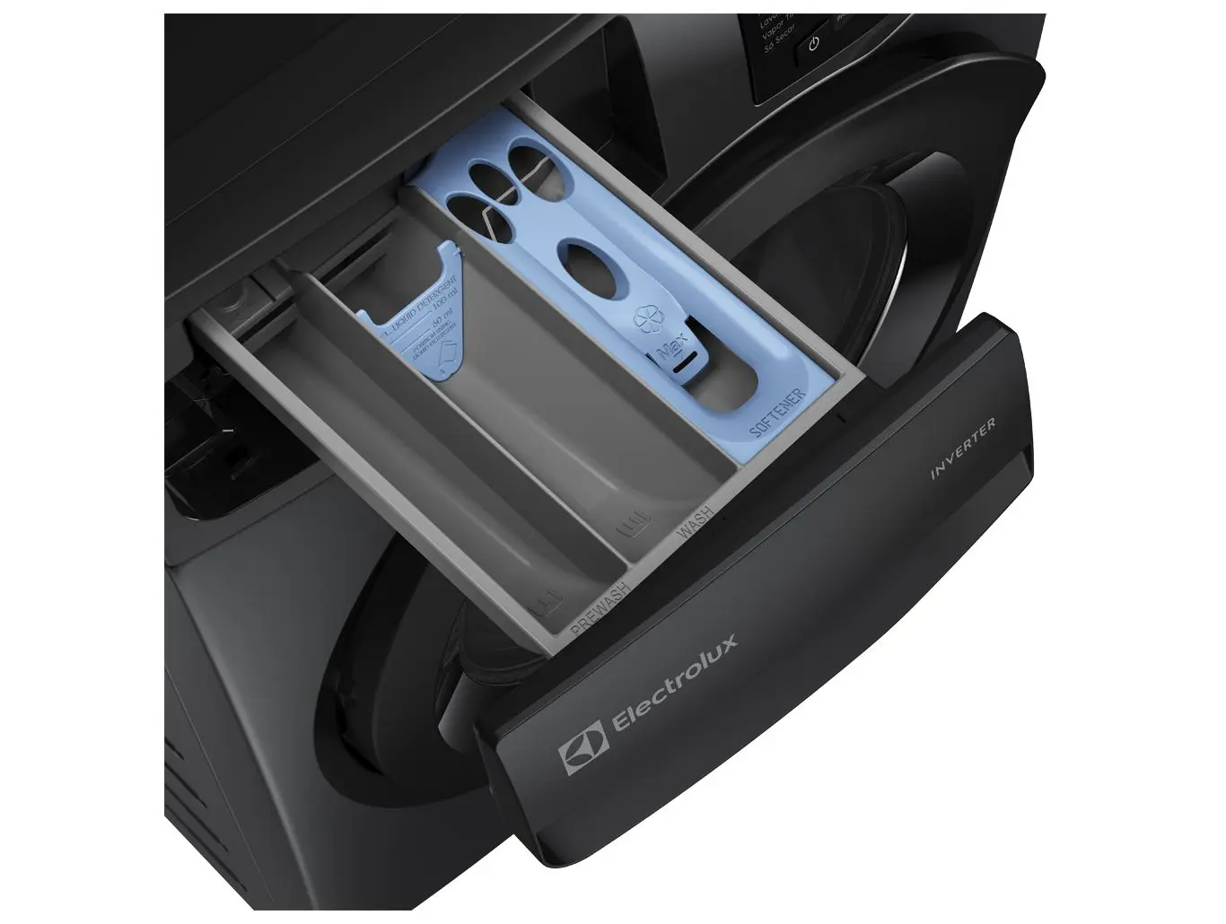 Lava e Seca Electrolux 12kg LSC12 Inverter Água Fria e Quente Cinza Ônix 110/220V - Imagem 3