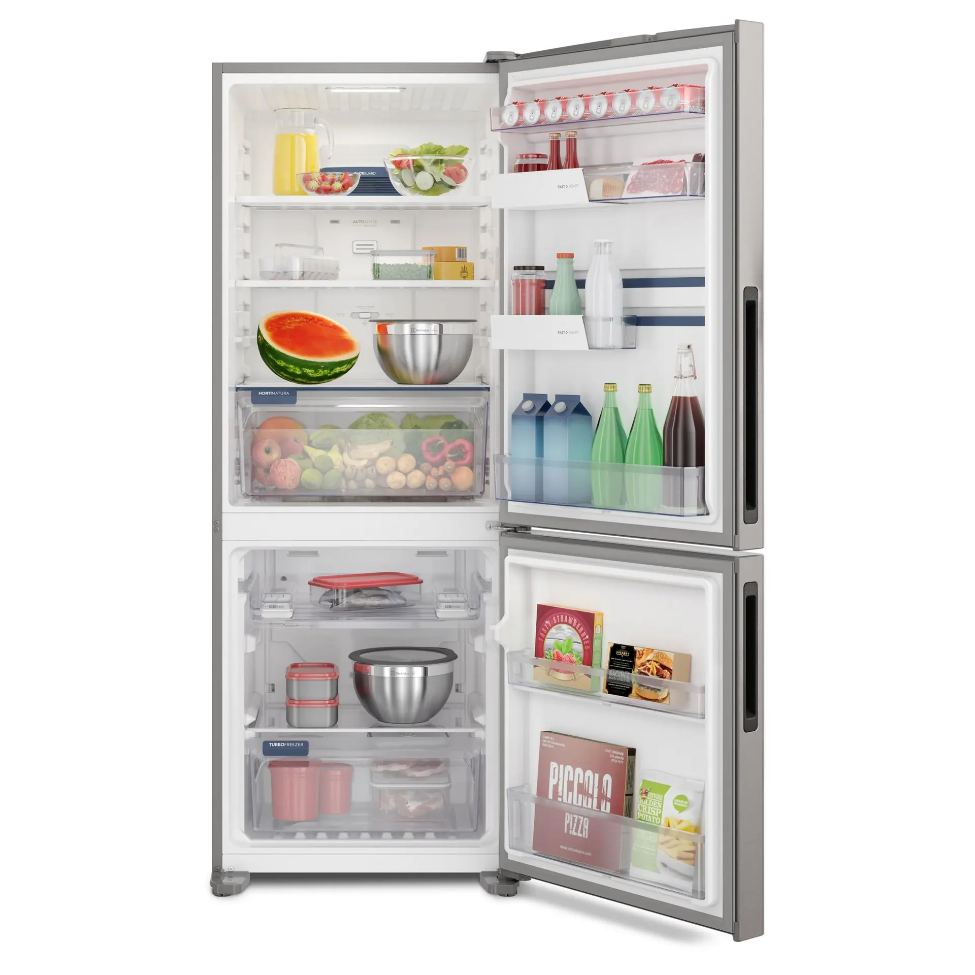 Geladeira Electrolux Frost Free Inverter 490L Experience Inverse cor Inox Look (IB51S) 110/220V - Imagem 3