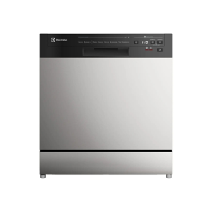 Lava-Louça Electrolux 8 Serviços Inox com Programa Lava & Seca 50 min (LS08E) 110/220V