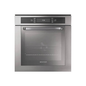 Forno de Embutir Elétrico Brastemp 67 Litros Inox com Função Ar Forçado e Painel Touch - BO260AR 110/220V