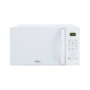 Micro-ondas Philco 20L Multifunções Limpa Fácil PMO23BB Branco 110/220V
