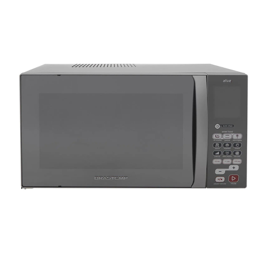 Micro-ondas Brastemp 38 Litros cor Inox Espelhado com Grill - BMJ38AR 110/220V