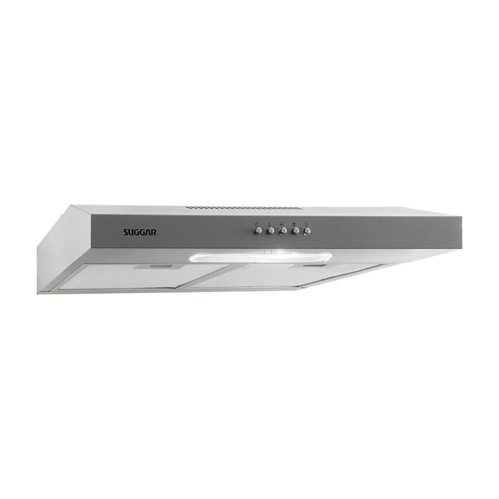 Depurador E Exaustor De Ar Suggar Slim 60cm 3 Velocidades Prata 110/220V