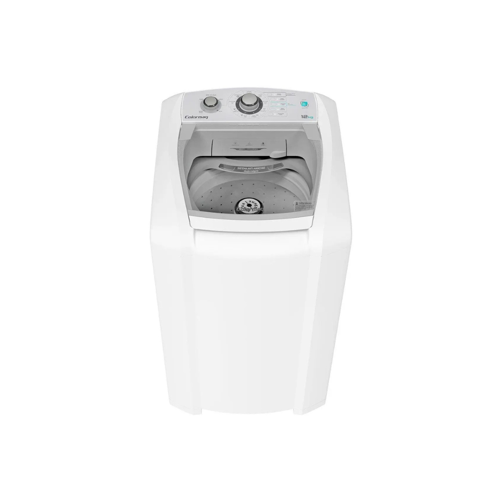 Maquina de Lavar Roupas Automatica 12KG Colormaq LCA12 Turbo Lavagem 110/220V