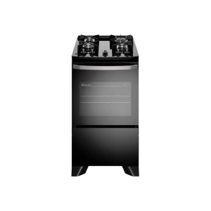 Fogão 4 bocas Electrolux Preto Efficient Mesa Vidro, Tripla Chama e PerfectCook (FE4GB) 110/220V
