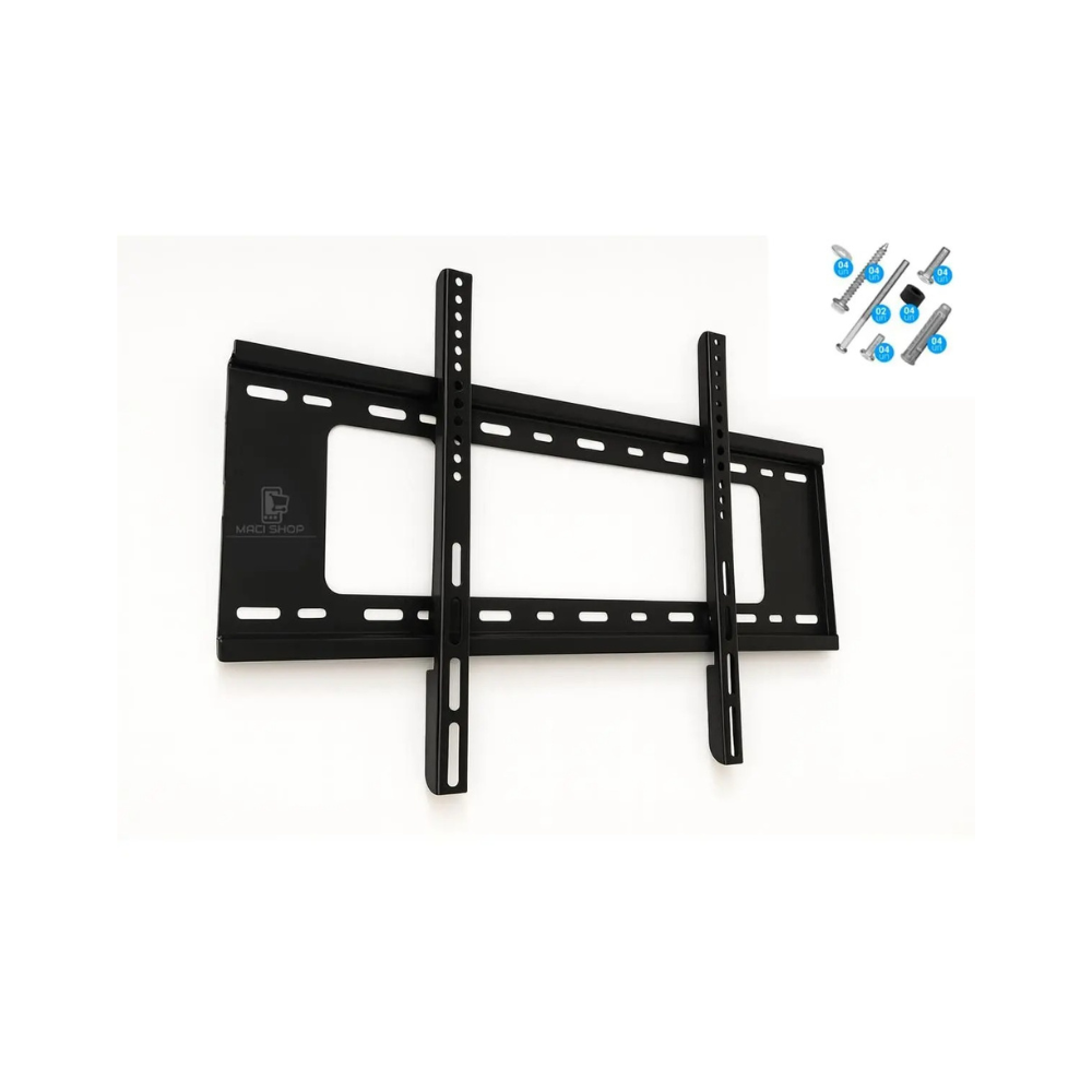 Suporte Para Tv 32 a 85 Lcd Led Oled Qled Fixo Samsung LG TCL Philips Universal de Parede Ultra Slim 50 55 58 60 65 70 75 80 85 86 Polegadas - Fertak