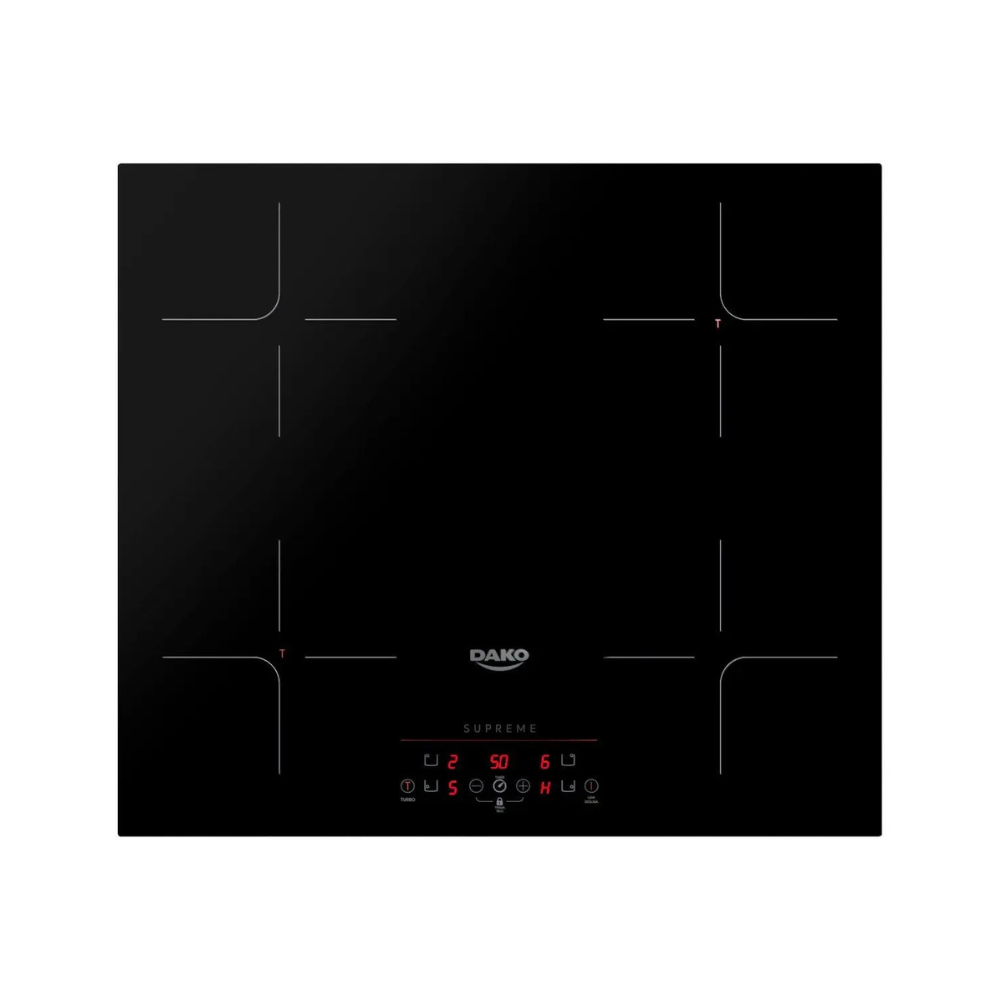 Cooktop De Indução 4 Bocas Dako Supreme Preto 110/220V