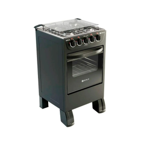 Fogão New Sirius 4 Bocas Manual Mesa em Inox Forno Easy Clean Braslar 110/220V