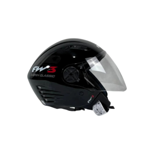 Capacete Aberto P/ Moto Fw3 Viseira Cristal X Open Inmetro