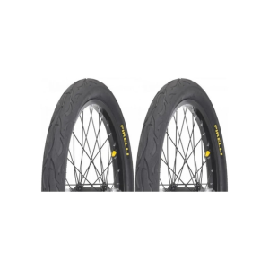 Par Pneu Aro 20x2.125 Bicicleta Pirelli Balão Tornado Flame Cor Preto