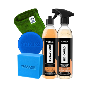 Kit Limpeza e Hidratação de Couro Hidracouro e Higicouro Vonixx