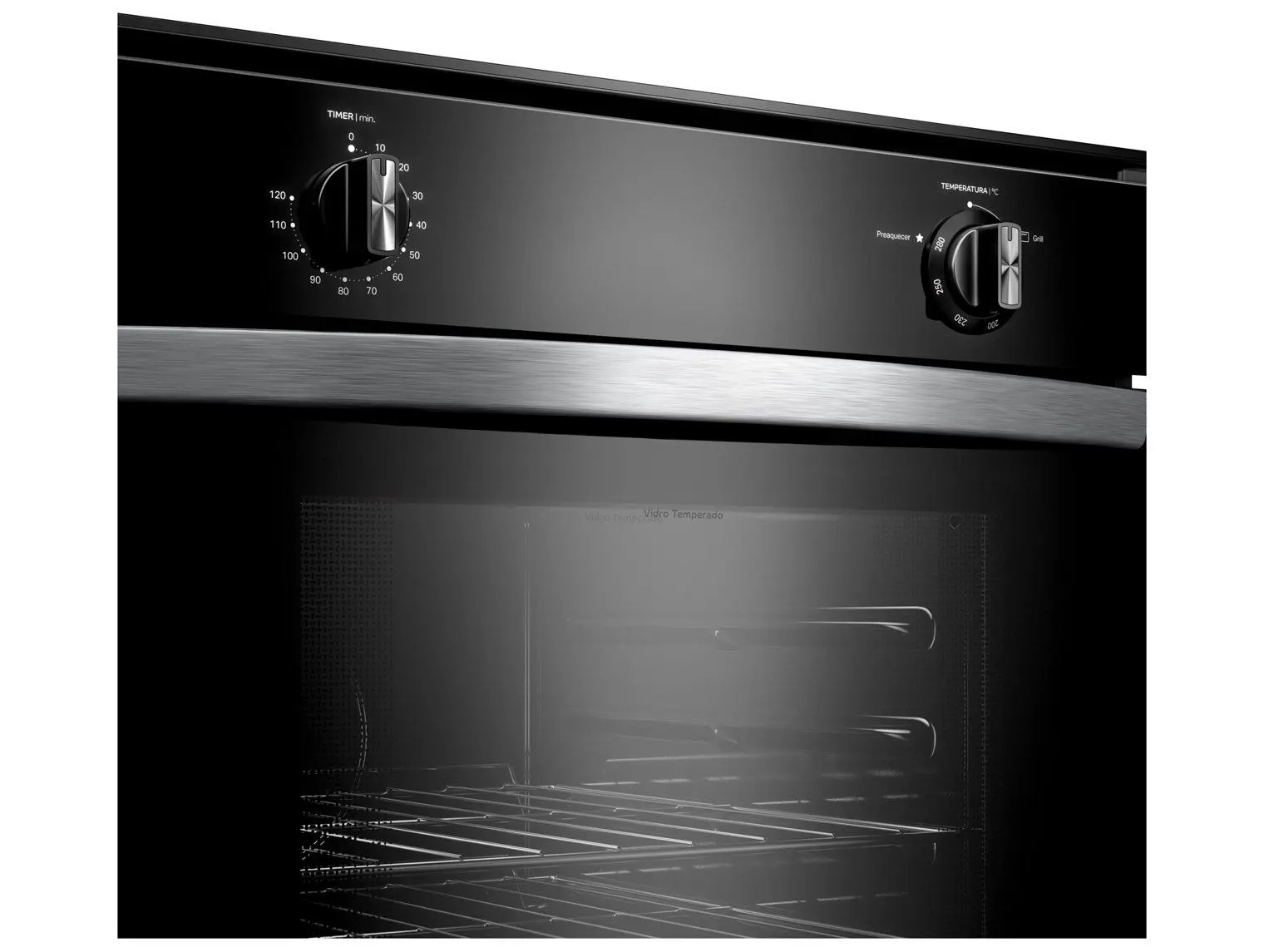 Forno a Gás de Embutir Consul Multifuncional Grill 78L Preto COA84CE 110/220V - Imagem 8